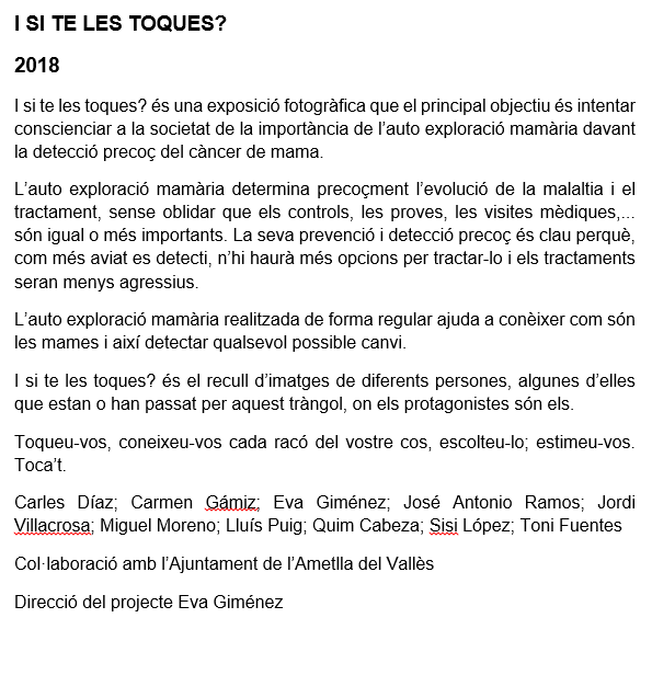 I si te les toques